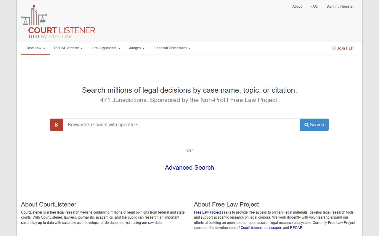 CourtListener free federal docket and opinion reference for Mayes County court records