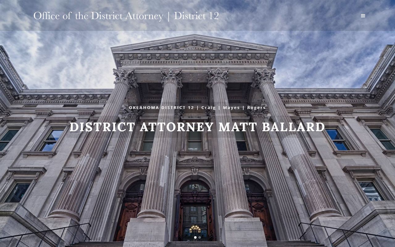 Mayes County District Attorney website, the office that files arrest records charges in court